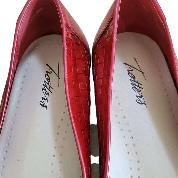 TROTTERS WOVEN LEATHER LOAFERS SIZE 10 - Picture 6 of 12